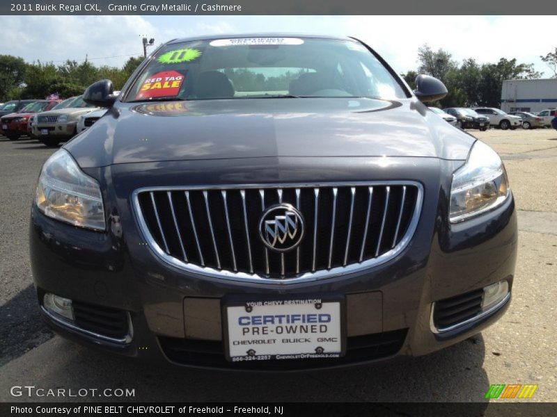 Granite Gray Metallic / Cashmere 2011 Buick Regal CXL