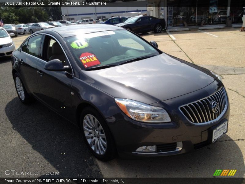 Granite Gray Metallic / Cashmere 2011 Buick Regal CXL
