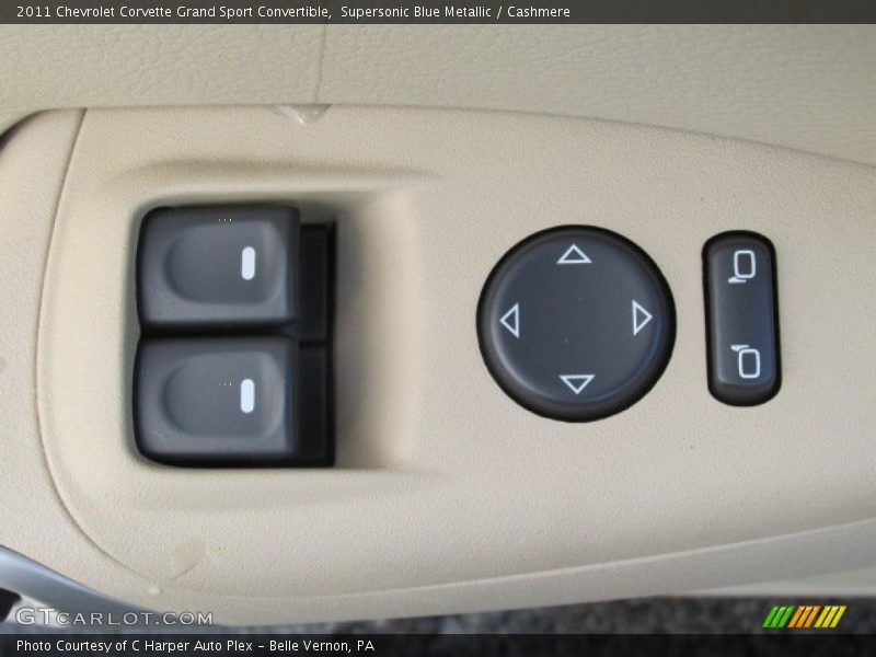 Supersonic Blue Metallic / Cashmere 2011 Chevrolet Corvette Grand Sport Convertible