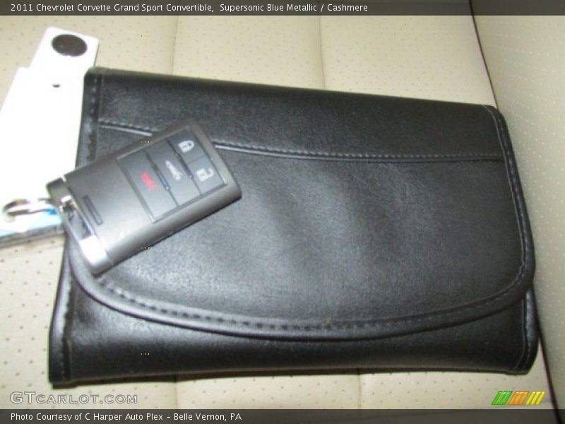 Supersonic Blue Metallic / Cashmere 2011 Chevrolet Corvette Grand Sport Convertible