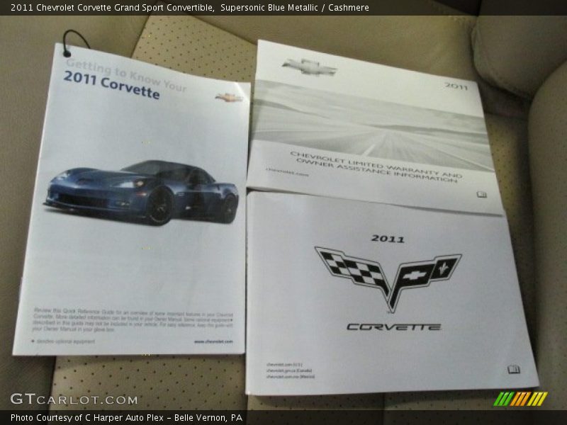 Books/Manuals of 2011 Corvette Grand Sport Convertible