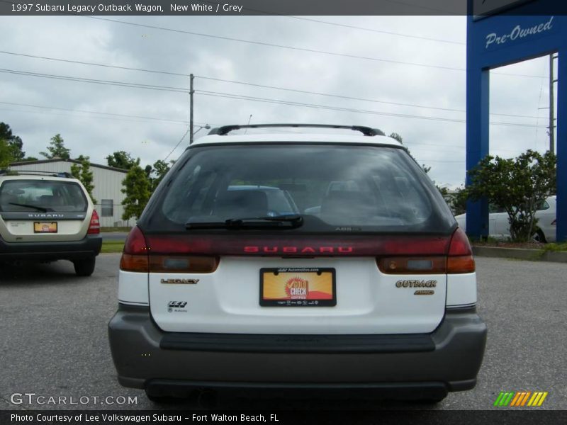 New White / Grey 1997 Subaru Legacy Outback Wagon