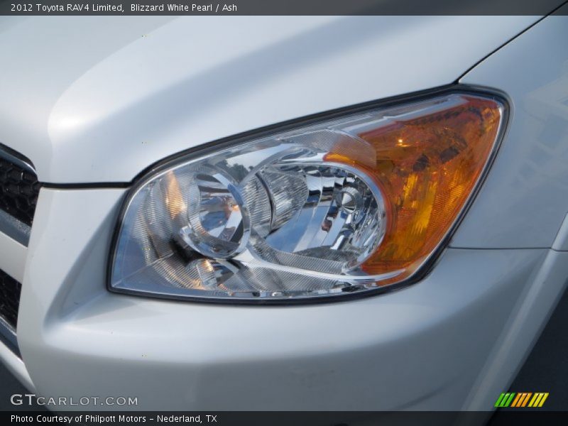 Blizzard White Pearl / Ash 2012 Toyota RAV4 Limited