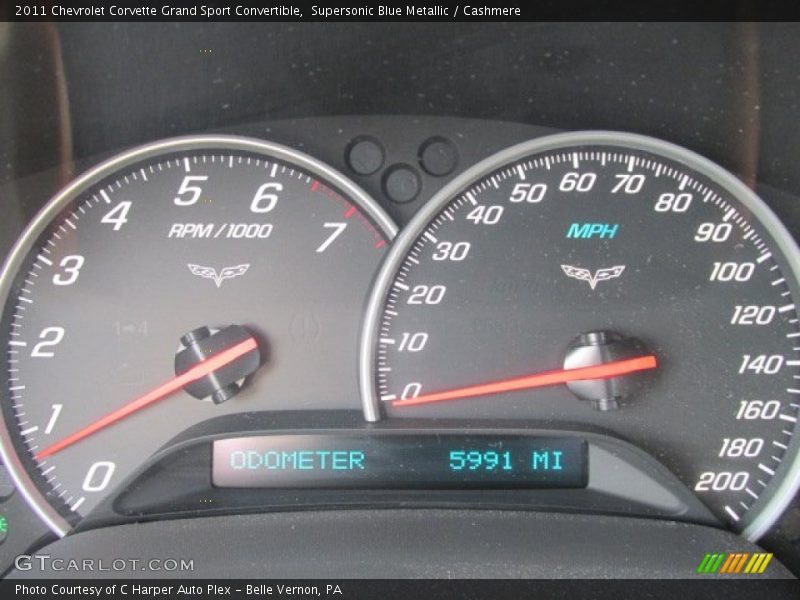  2011 Corvette Grand Sport Convertible Grand Sport Convertible Gauges