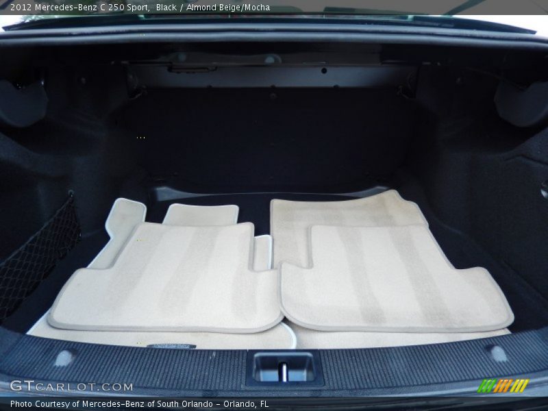 Black / Almond Beige/Mocha 2012 Mercedes-Benz C 250 Sport
