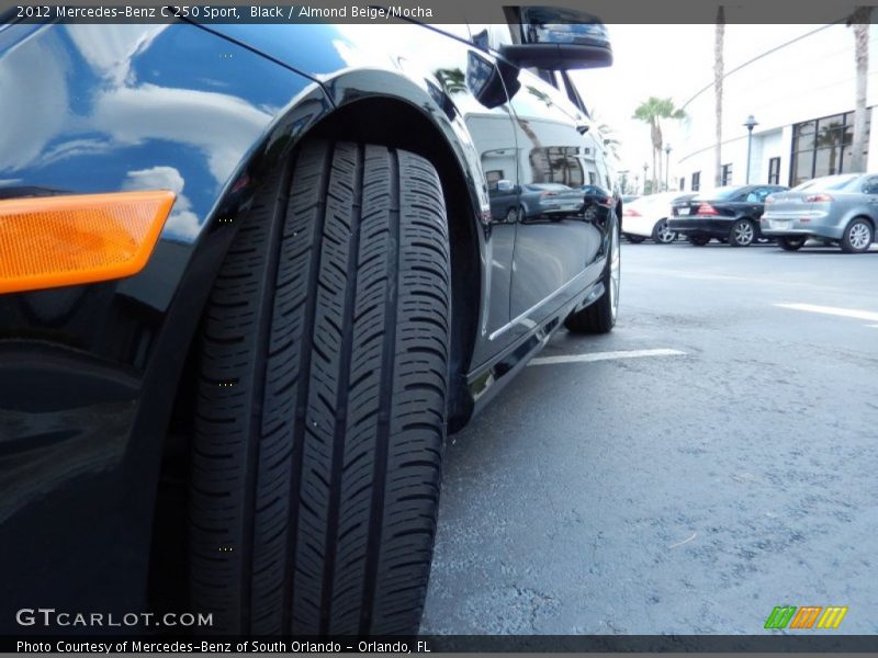 Black / Almond Beige/Mocha 2012 Mercedes-Benz C 250 Sport