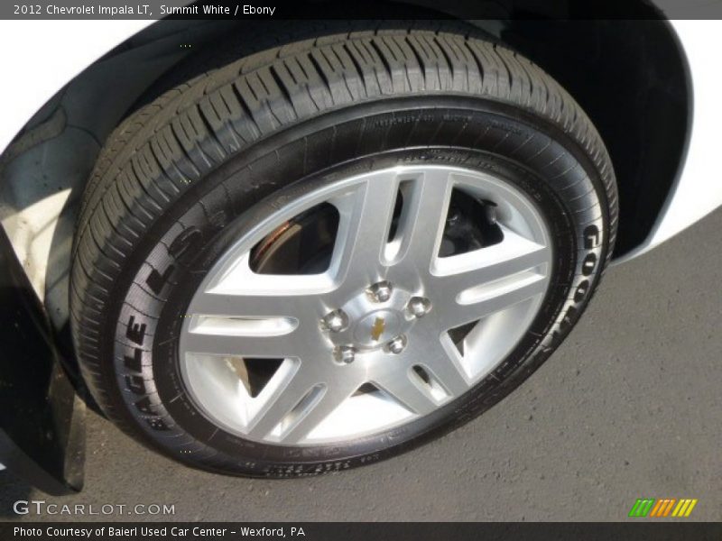 Summit White / Ebony 2012 Chevrolet Impala LT
