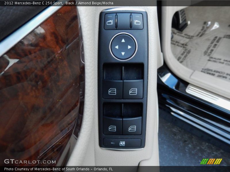 Black / Almond Beige/Mocha 2012 Mercedes-Benz C 250 Sport