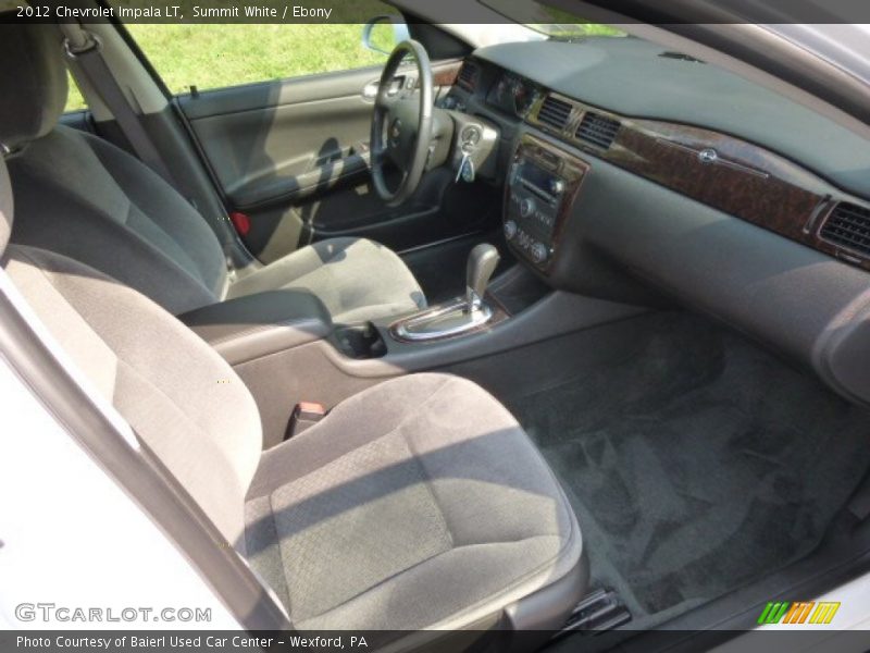 Summit White / Ebony 2012 Chevrolet Impala LT