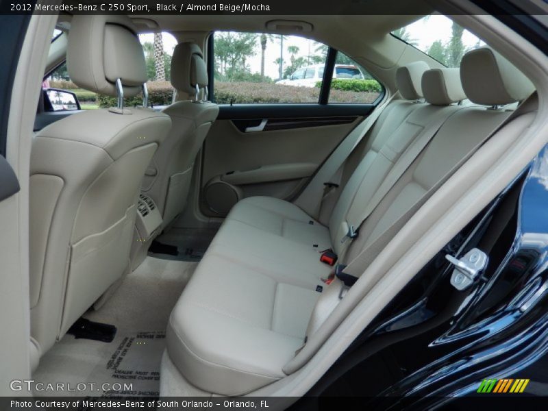 Black / Almond Beige/Mocha 2012 Mercedes-Benz C 250 Sport