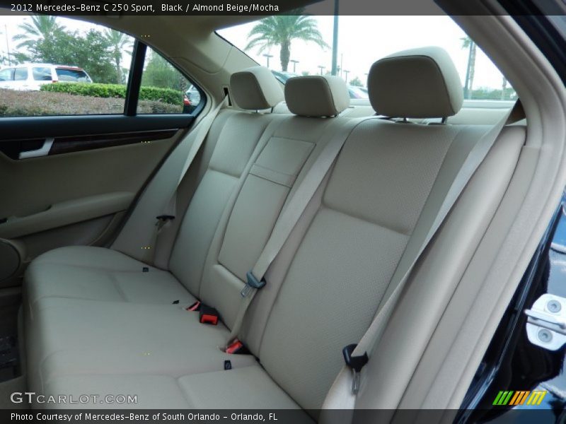 Black / Almond Beige/Mocha 2012 Mercedes-Benz C 250 Sport