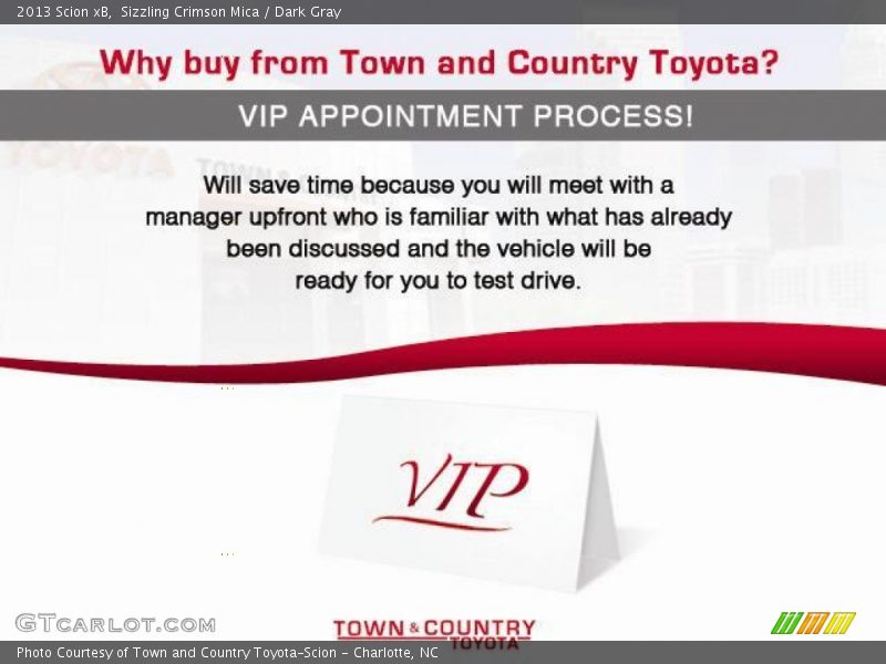 Sizzling Crimson Mica / Dark Gray 2013 Scion xB