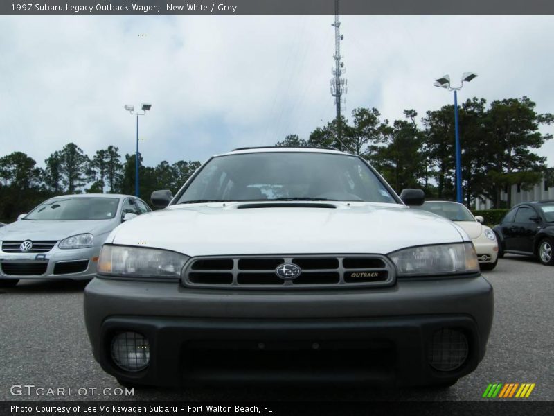 New White / Grey 1997 Subaru Legacy Outback Wagon