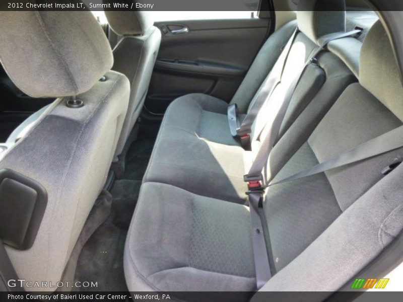 Summit White / Ebony 2012 Chevrolet Impala LT