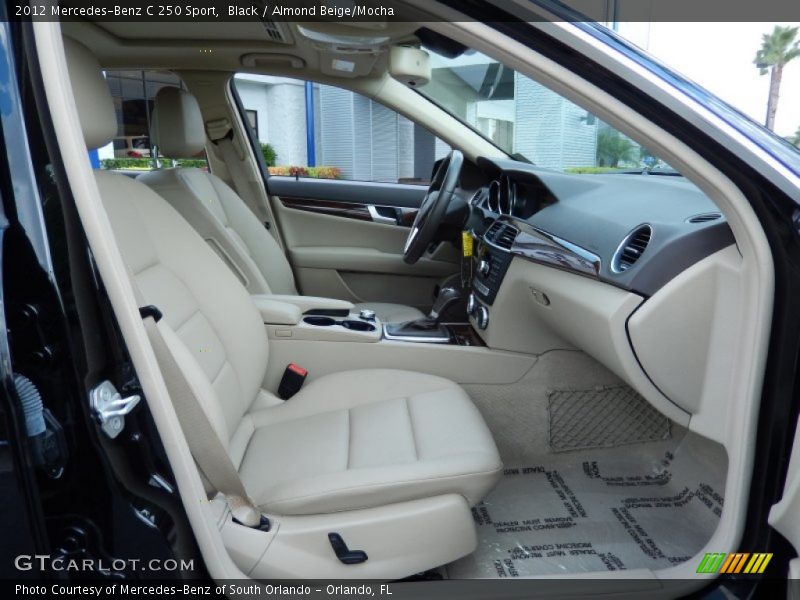 Black / Almond Beige/Mocha 2012 Mercedes-Benz C 250 Sport