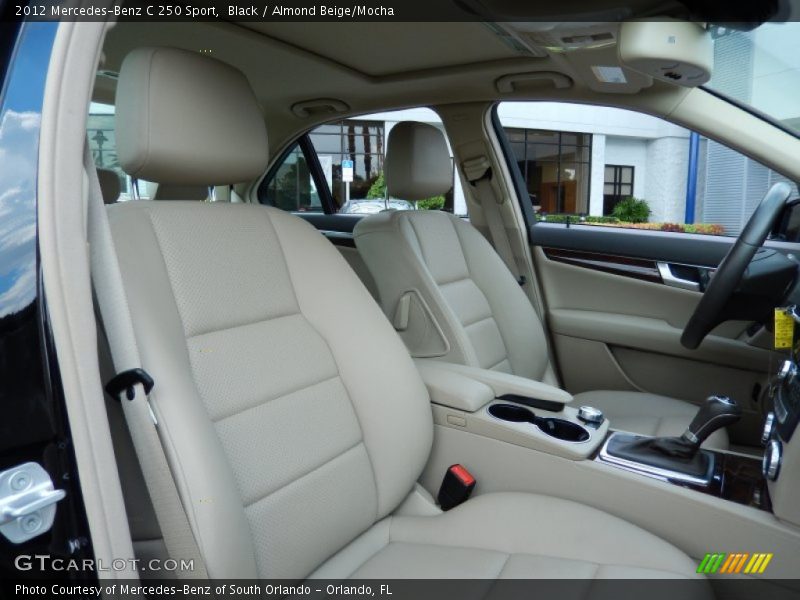 Black / Almond Beige/Mocha 2012 Mercedes-Benz C 250 Sport