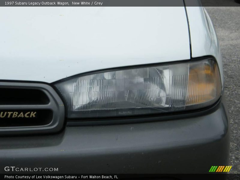 New White / Grey 1997 Subaru Legacy Outback Wagon