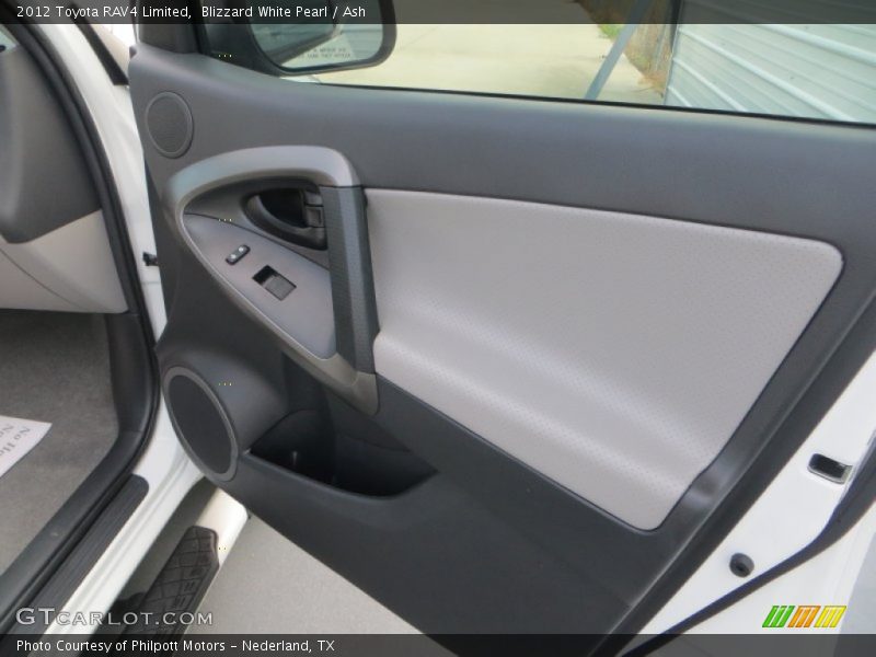 Blizzard White Pearl / Ash 2012 Toyota RAV4 Limited