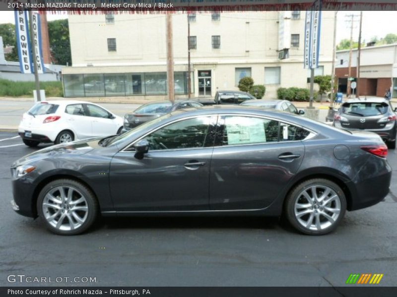 Meteor Gray Mica / Black 2014 Mazda MAZDA6 Touring
