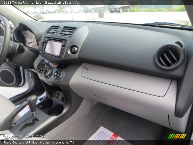 Blizzard White Pearl / Ash 2012 Toyota RAV4 Limited