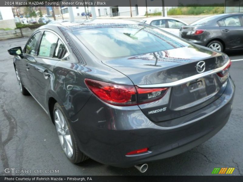 Meteor Gray Mica / Black 2014 Mazda MAZDA6 Touring
