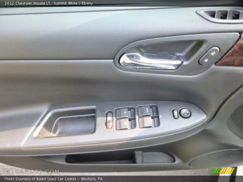 Summit White / Ebony 2012 Chevrolet Impala LT