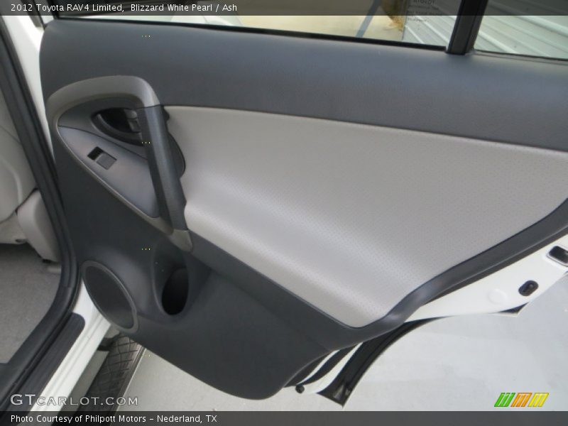 Blizzard White Pearl / Ash 2012 Toyota RAV4 Limited