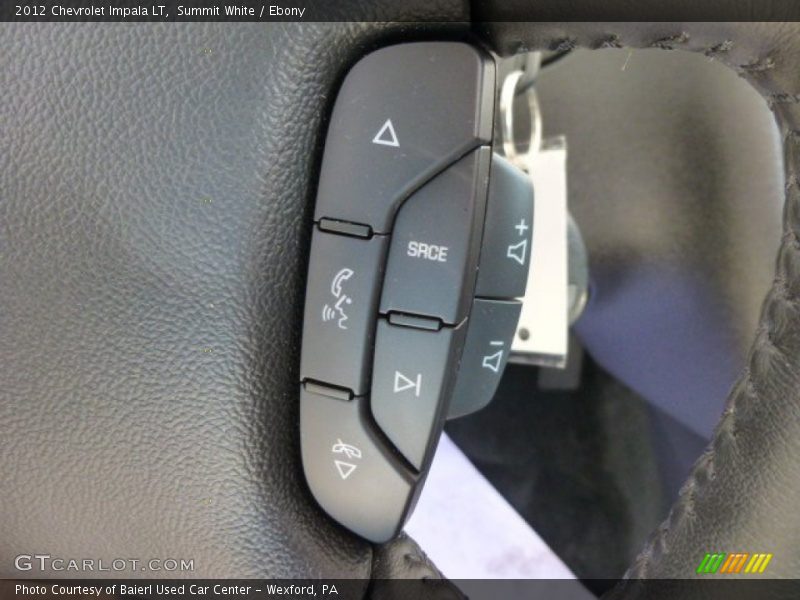 Summit White / Ebony 2012 Chevrolet Impala LT