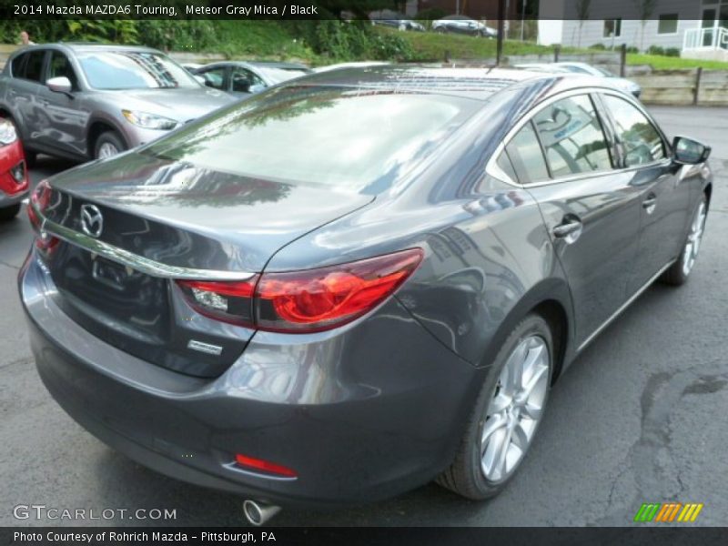 Meteor Gray Mica / Black 2014 Mazda MAZDA6 Touring