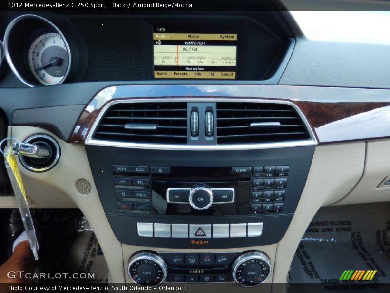 Black / Almond Beige/Mocha 2012 Mercedes-Benz C 250 Sport