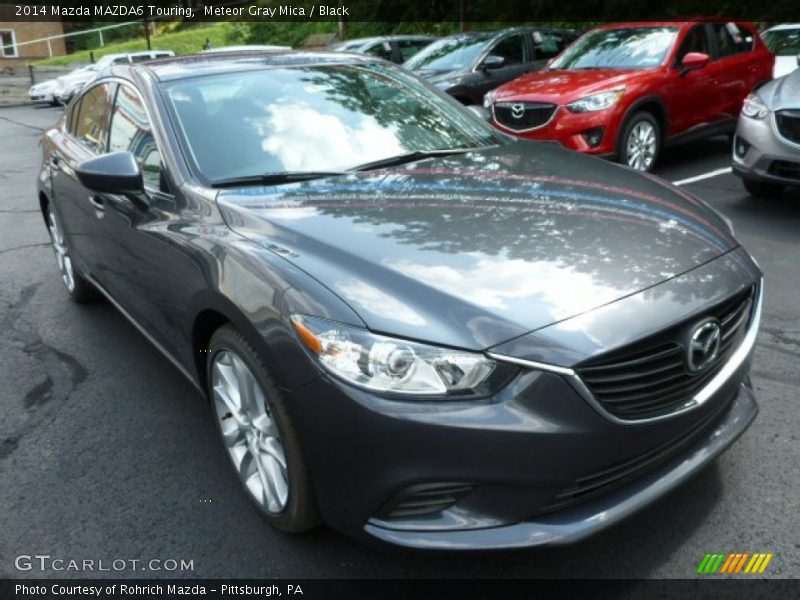 Meteor Gray Mica / Black 2014 Mazda MAZDA6 Touring