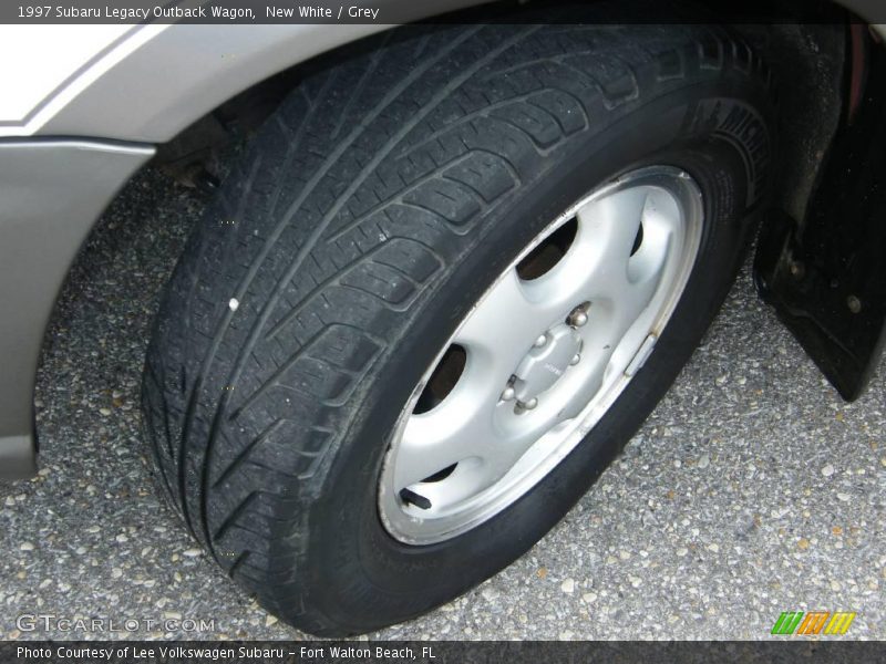 New White / Grey 1997 Subaru Legacy Outback Wagon