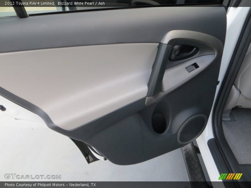 Blizzard White Pearl / Ash 2012 Toyota RAV4 Limited