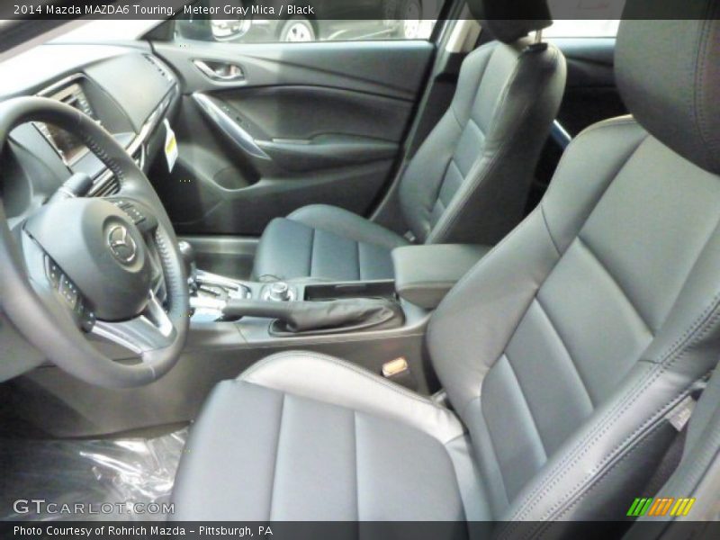 Meteor Gray Mica / Black 2014 Mazda MAZDA6 Touring