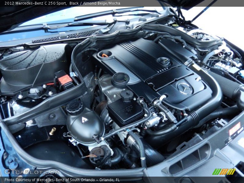 Black / Almond Beige/Mocha 2012 Mercedes-Benz C 250 Sport