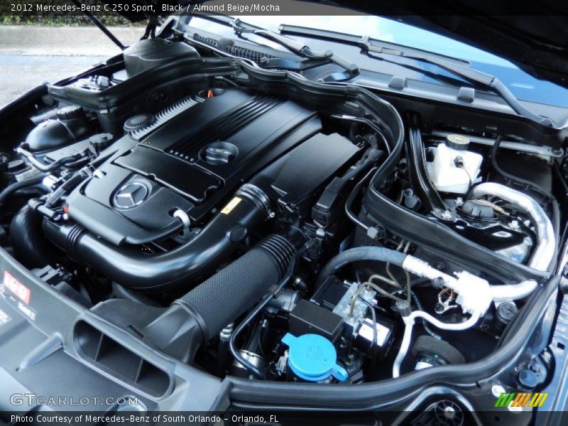 Black / Almond Beige/Mocha 2012 Mercedes-Benz C 250 Sport