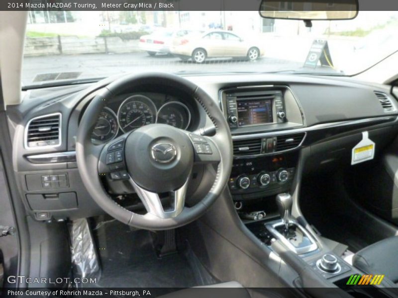 Meteor Gray Mica / Black 2014 Mazda MAZDA6 Touring