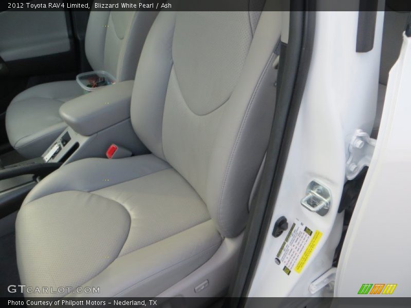 Blizzard White Pearl / Ash 2012 Toyota RAV4 Limited