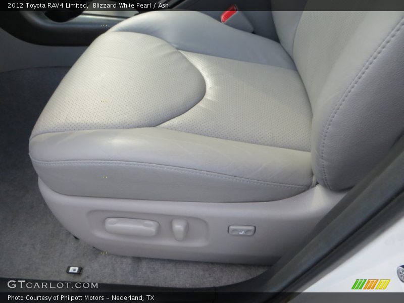 Blizzard White Pearl / Ash 2012 Toyota RAV4 Limited