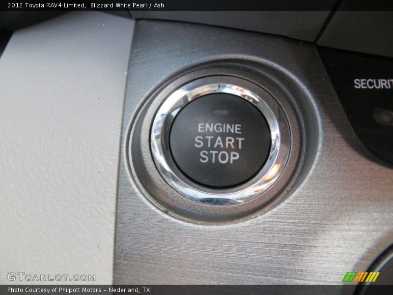 Blizzard White Pearl / Ash 2012 Toyota RAV4 Limited