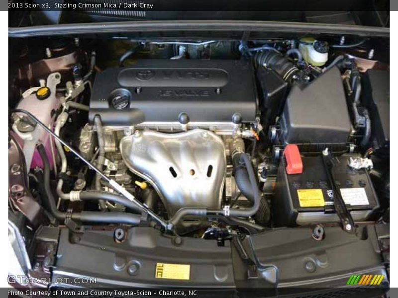 Sizzling Crimson Mica / Dark Gray 2013 Scion xB