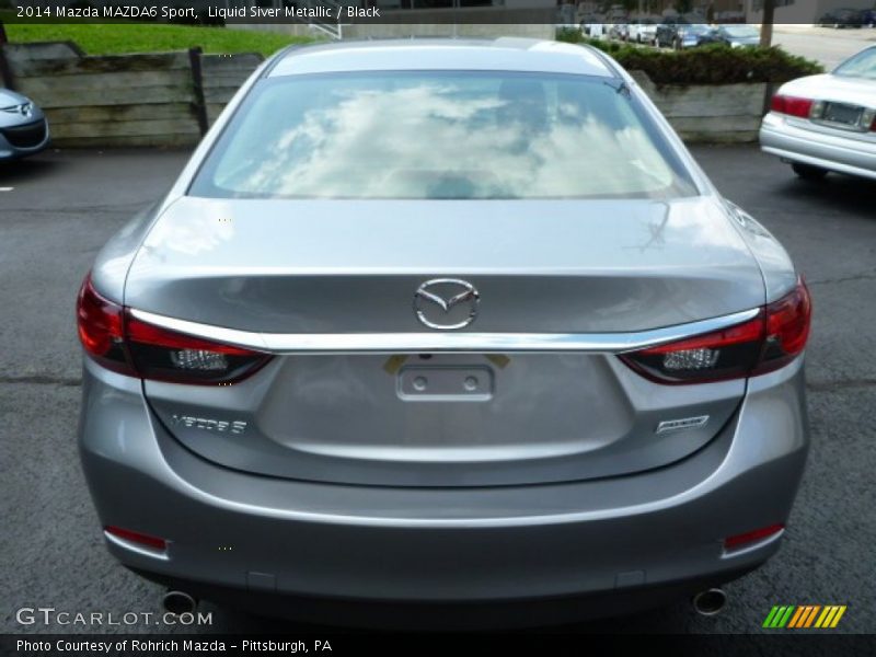 Liquid Siver Metallic / Black 2014 Mazda MAZDA6 Sport