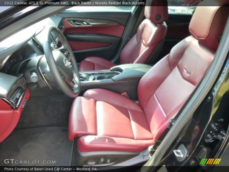  2013 ATS 3.6L Premium AWD Morello Red/Jet Black Accents Interior