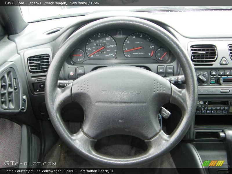 New White / Grey 1997 Subaru Legacy Outback Wagon