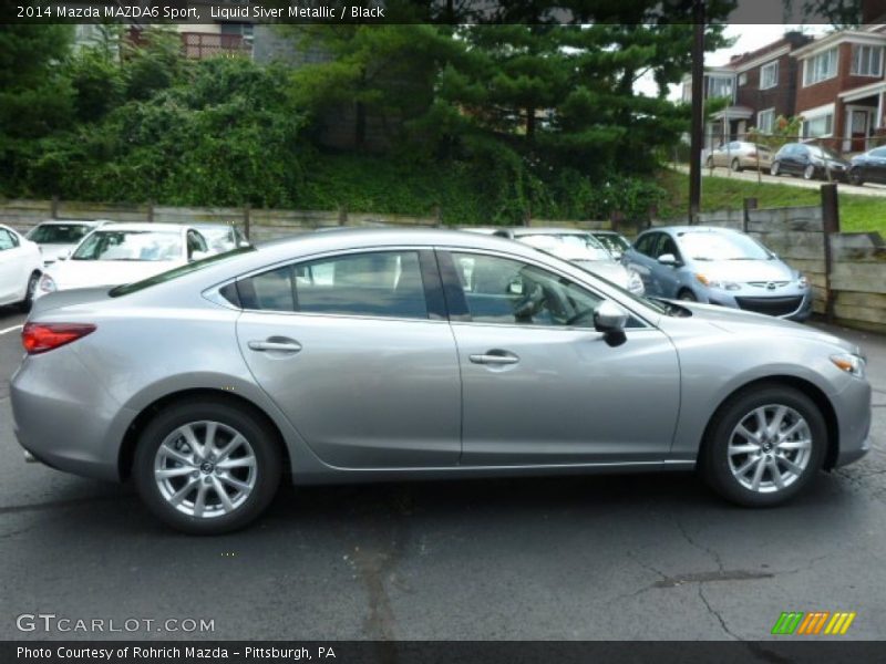 Liquid Siver Metallic / Black 2014 Mazda MAZDA6 Sport
