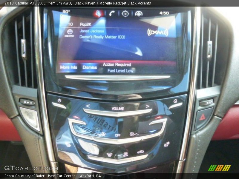 Black Raven / Morello Red/Jet Black Accents 2013 Cadillac ATS 3.6L Premium AWD