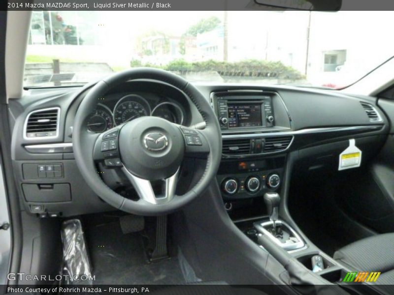 Liquid Siver Metallic / Black 2014 Mazda MAZDA6 Sport