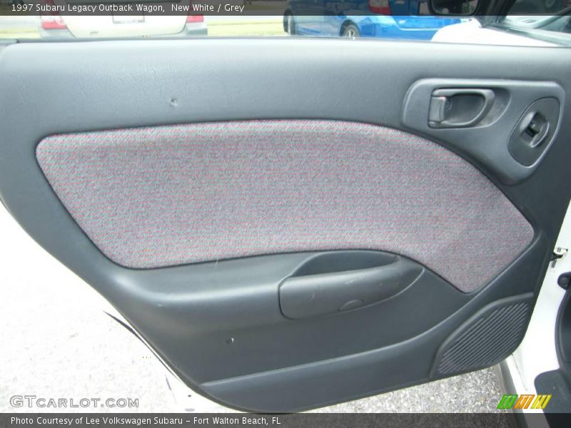 New White / Grey 1997 Subaru Legacy Outback Wagon