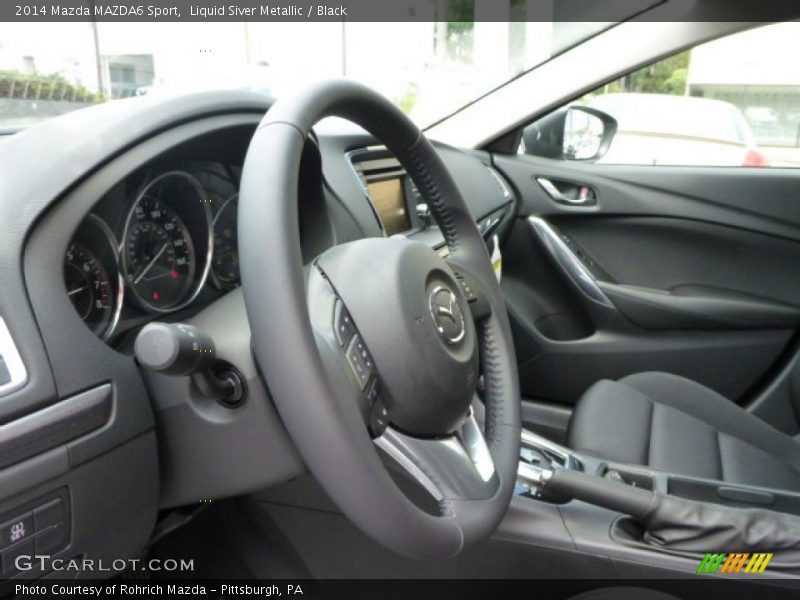 Liquid Siver Metallic / Black 2014 Mazda MAZDA6 Sport