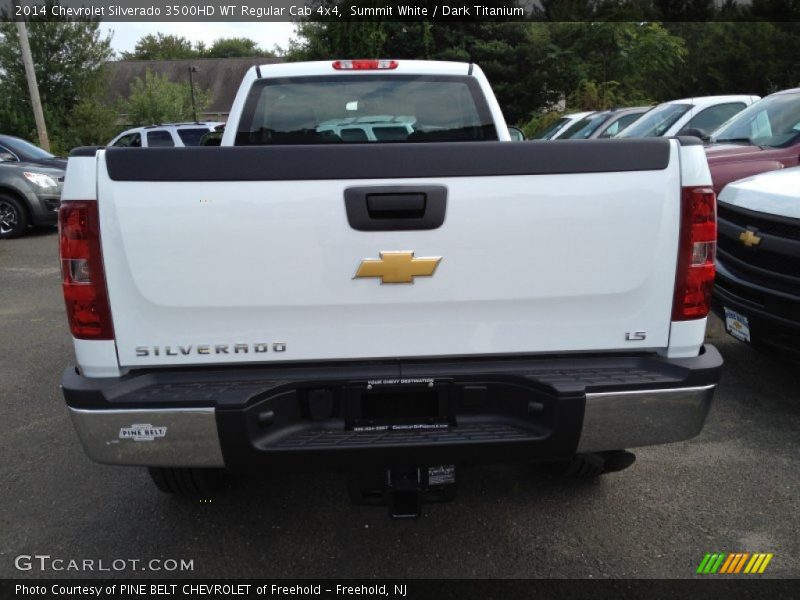 Summit White / Dark Titanium 2014 Chevrolet Silverado 3500HD WT Regular Cab 4x4